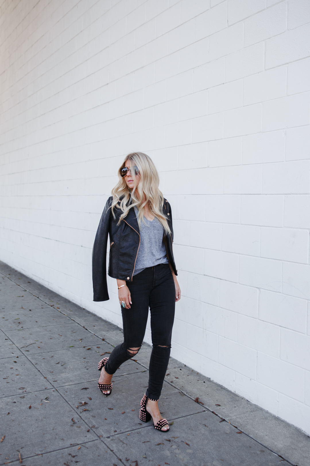 3 Ways To Wear A Moto Jacket by Lisa Allen | Salty Lashes