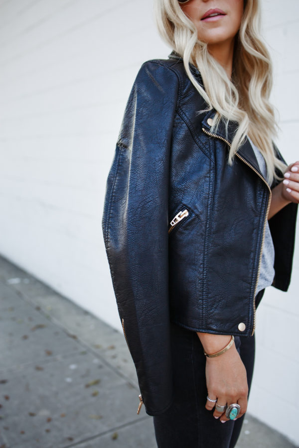 3 Ways To Wear A Moto Jacket by Lisa Allen | Salty Lashes