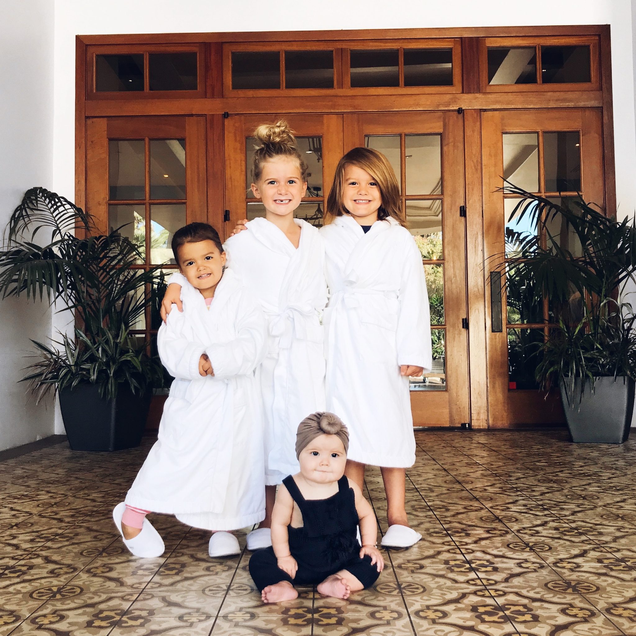 jeff and lisa allen's children at the four seasons Aviara 