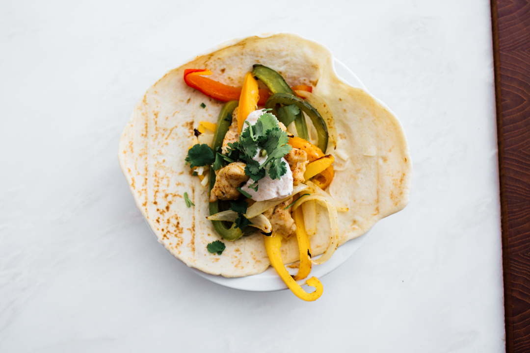 Oven Baked Chicken Fajitas