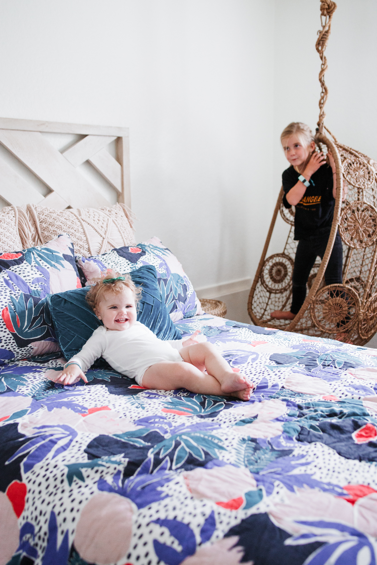lisa allen of salty lashes sharing the bedroom of her kids