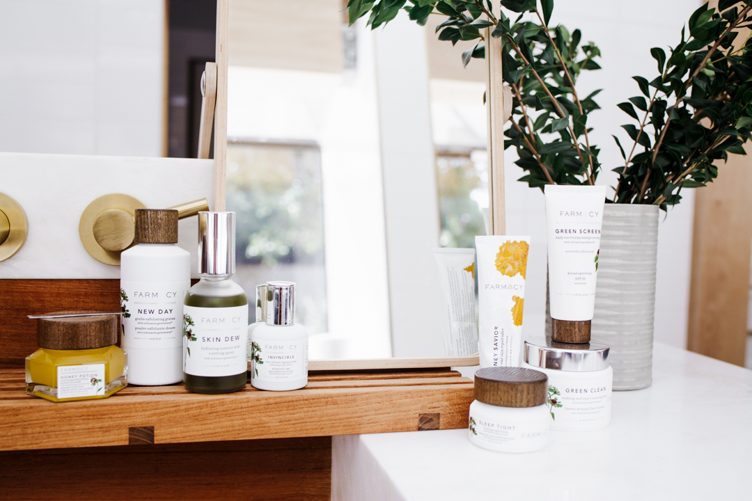 lisa allen of salty lashes sharing natural skincare products from farmacy lisa allen of salty lashes sharing natural skincare products from farmacy