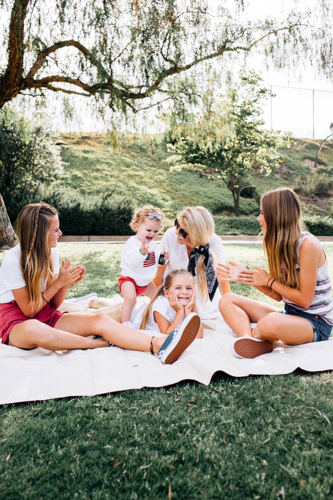 lisa allen of salty lashes sharing 4th of july style for kids