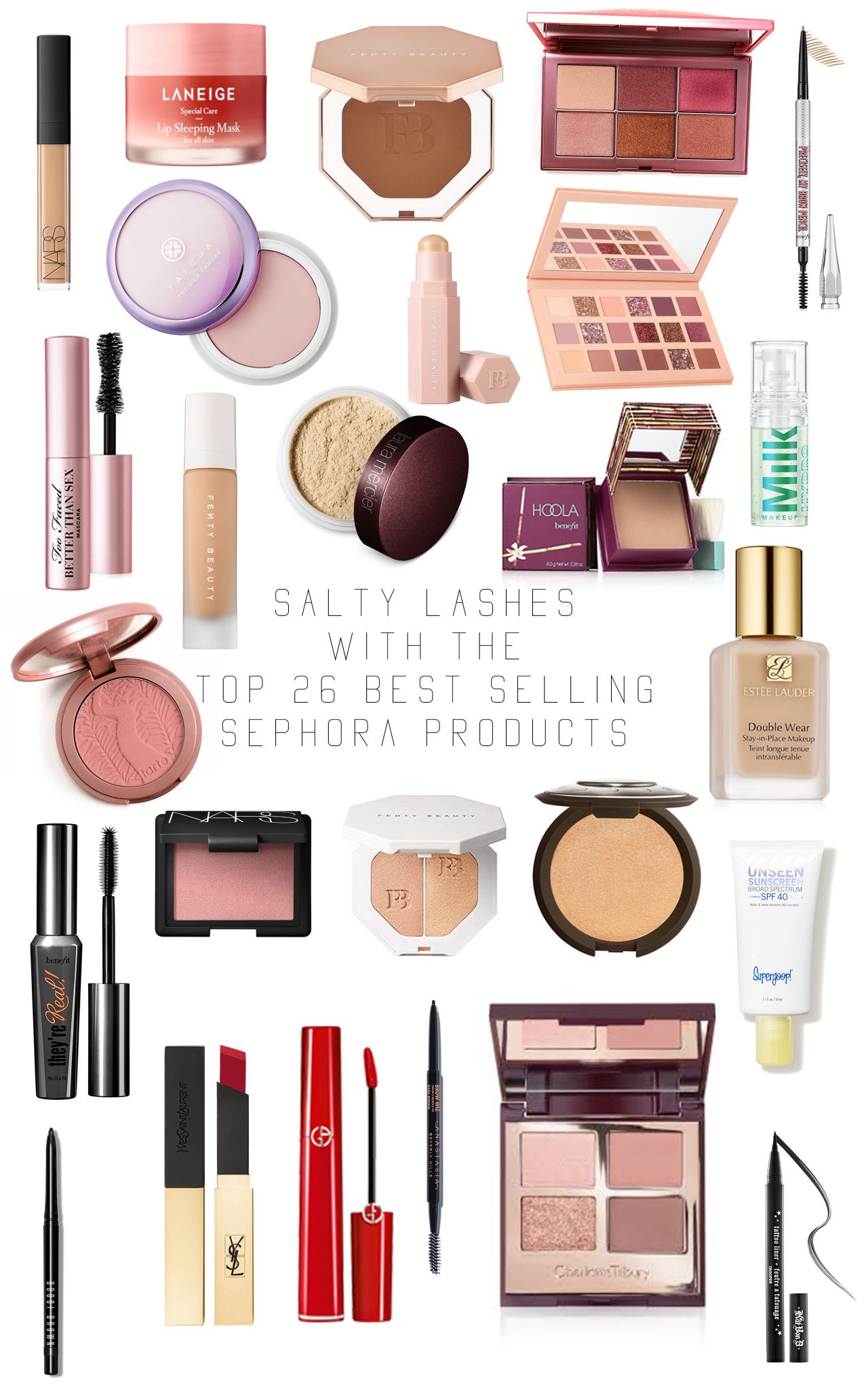 Best Selling Beauty Products at Sephora | Salty Lashes