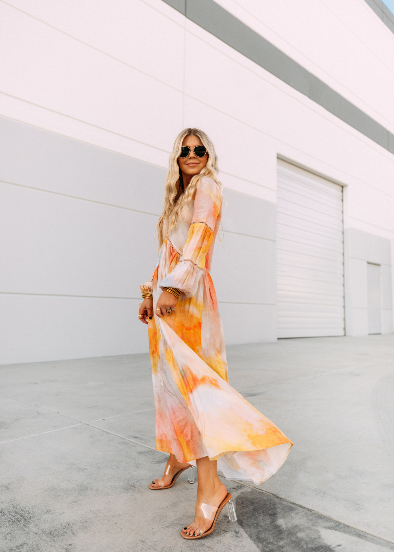 Maxi tie dye maxi dress perfect for vacation,beach lounge wear by