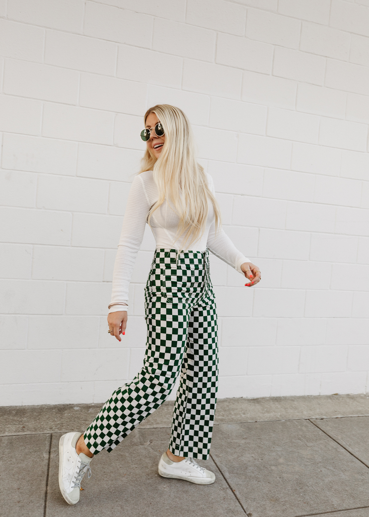 checkboard pants for fall
