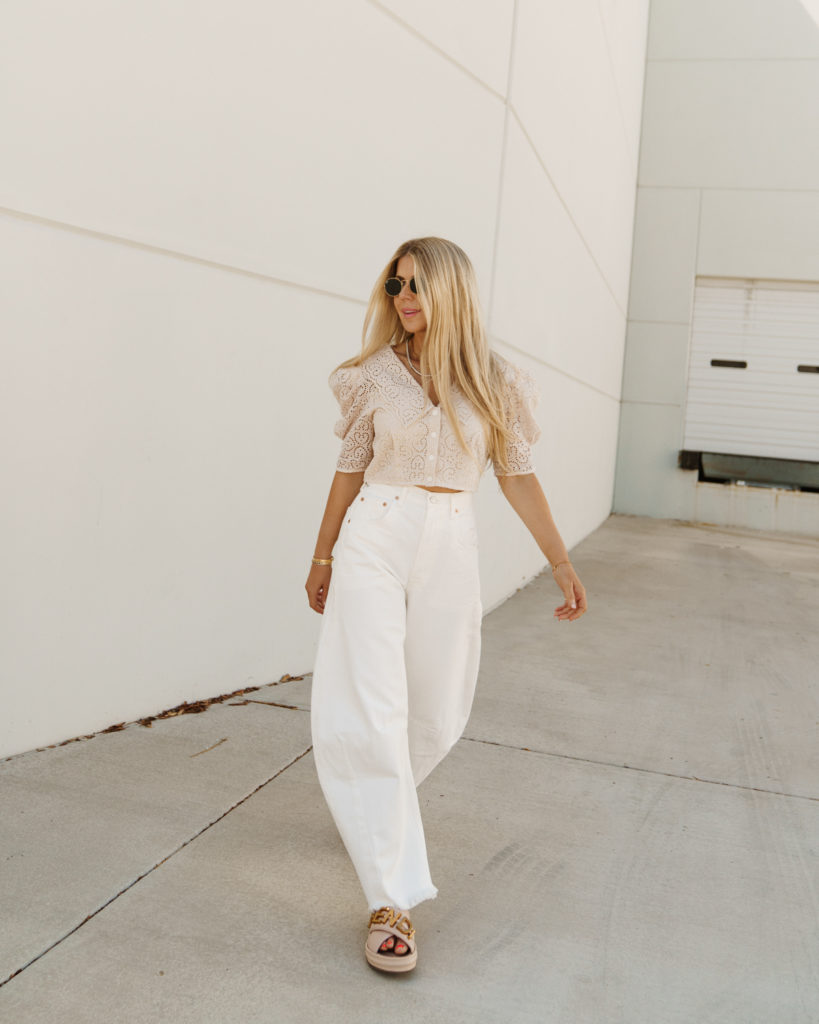 Flattering White Denim for Summer - Salty Lashes | Lifestyle Blog