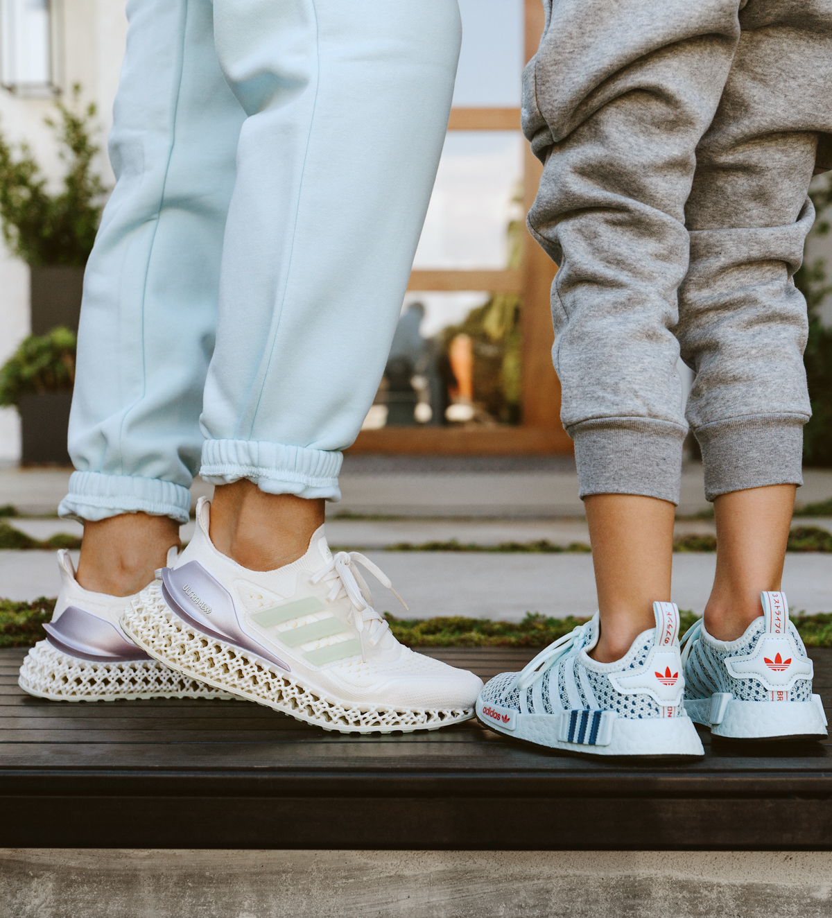 mom and daughter adidas sneakers