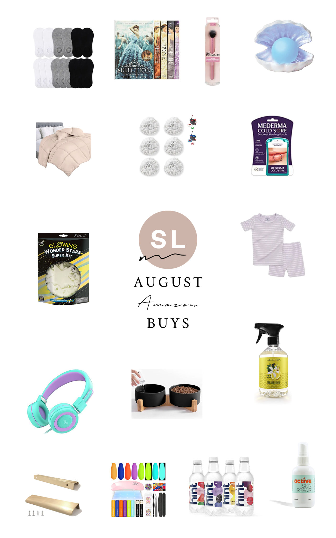 collage of August Amazon Buys