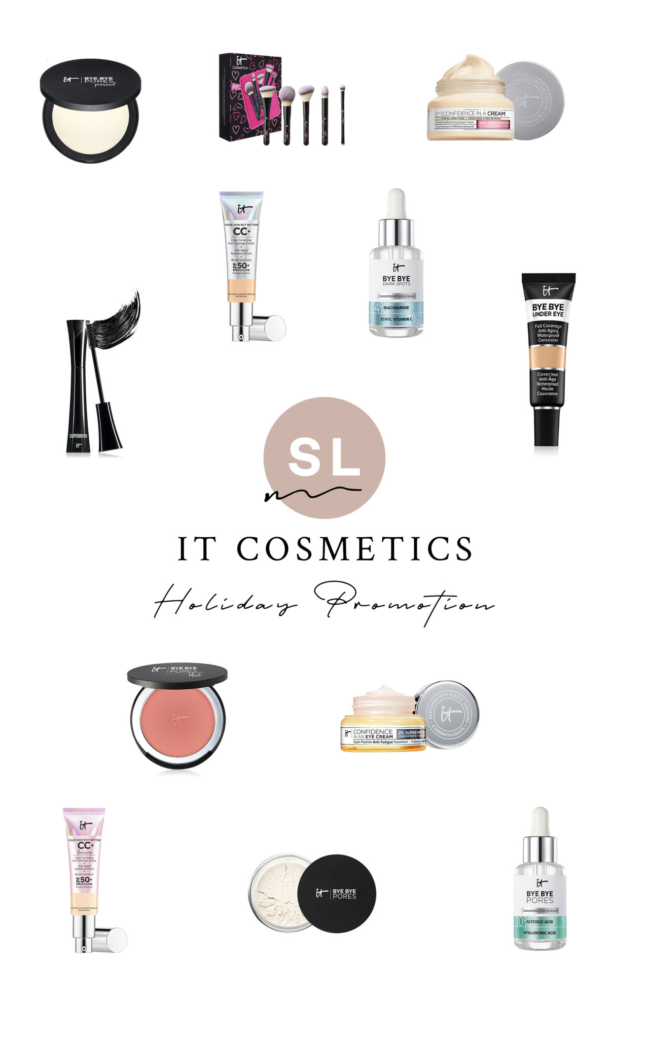 collage of IT Cosmetics