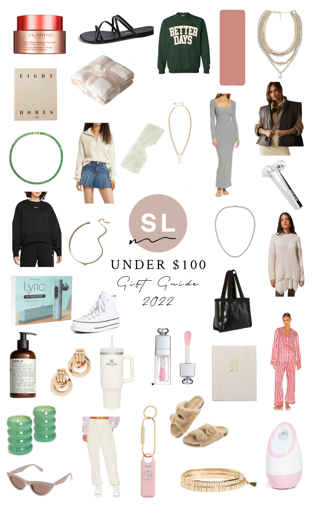collage of Holiday Gift Guide Under $100