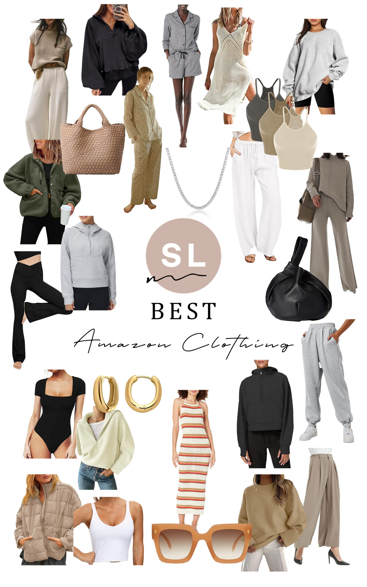 collage of Amazon Clothing Favorites