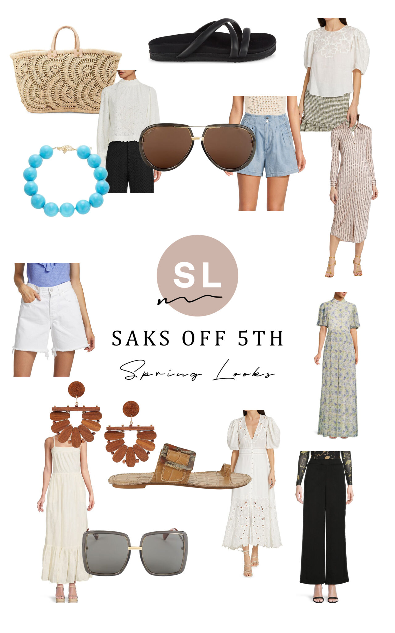 collage of Spring With Saks OFF 5TH items 