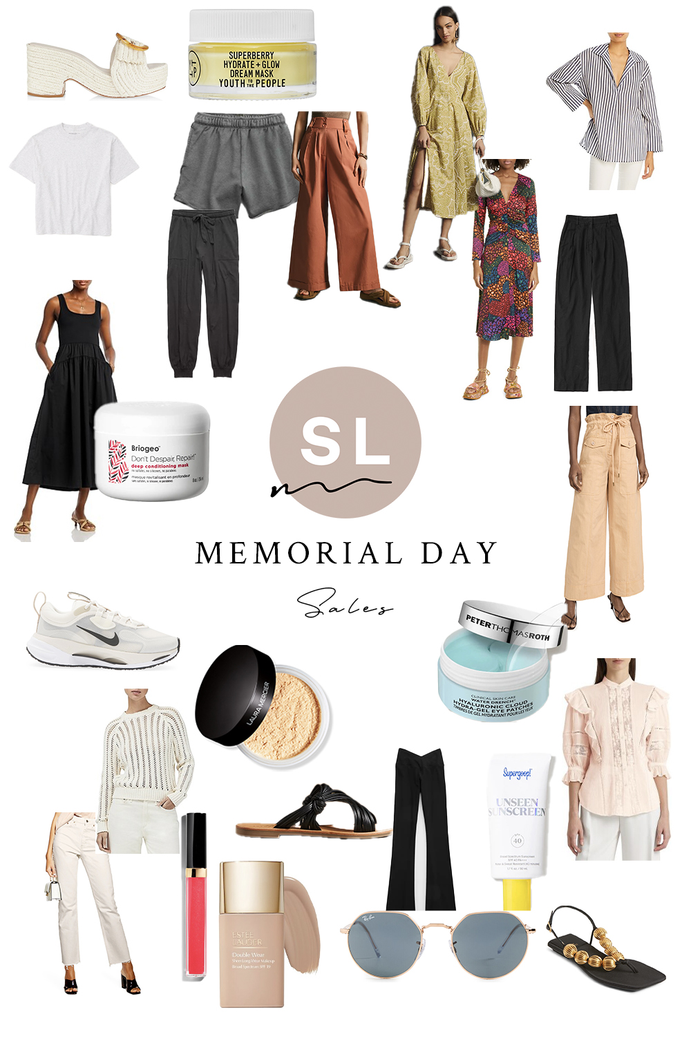collage of women's items from 2023 Memorial Day Sales