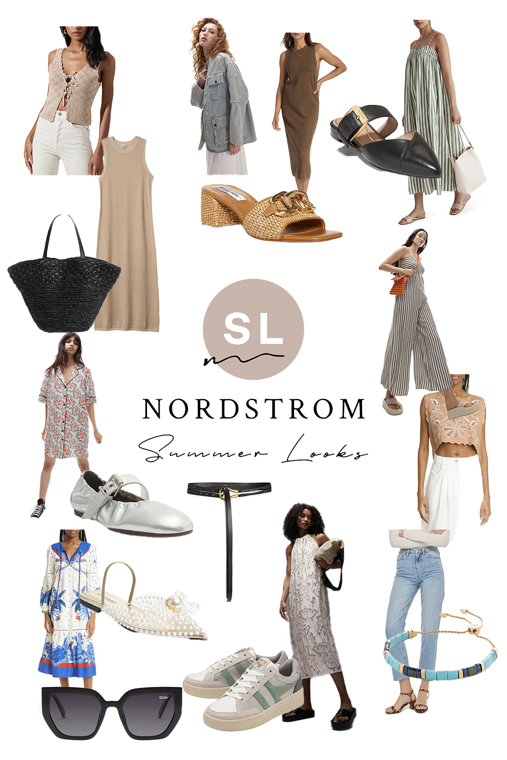 collage of Nordstrom Summer Styles