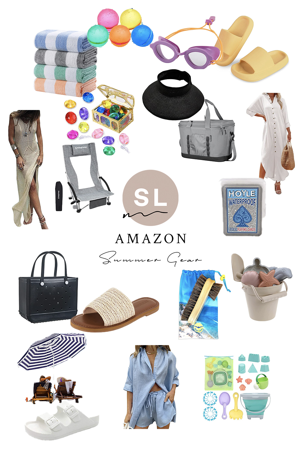 collage of Amazon Summer Gear