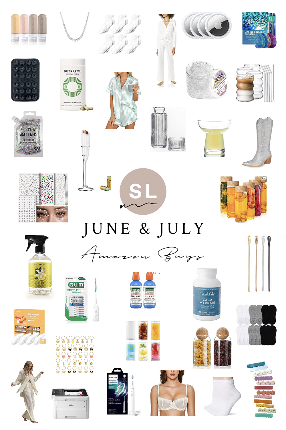 collage of June & July 2023 Amazon Buys by Lisa Allen