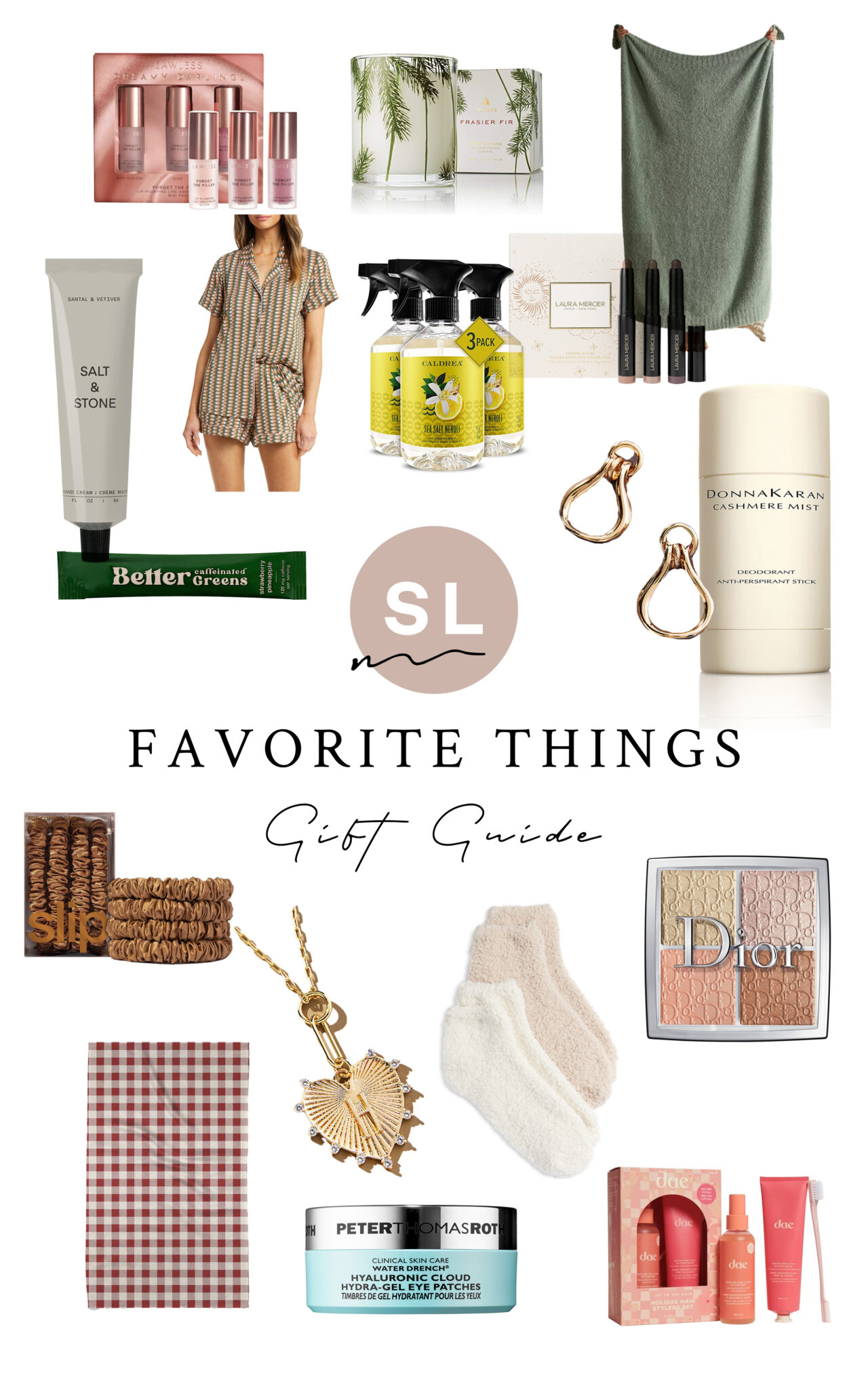 collage of Favorite Things Party Gift Guide