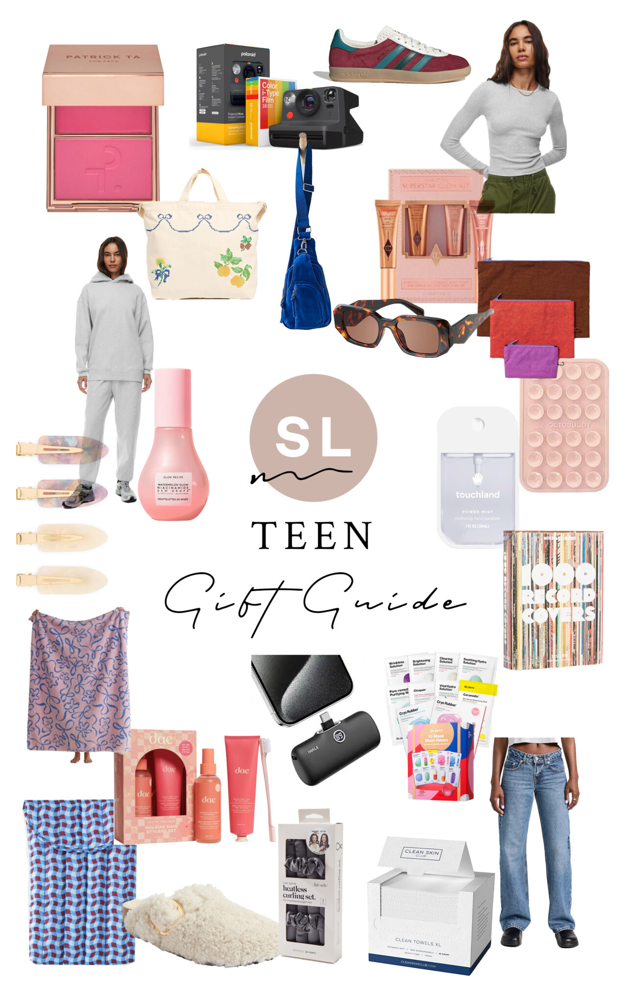 collage of teen items for Kid & Teen Gift Guide