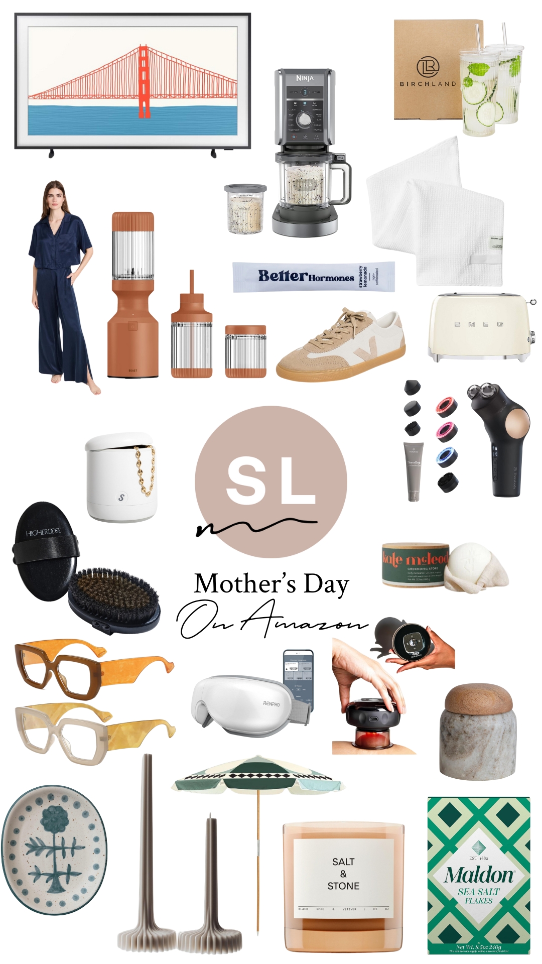 collage of Mother’s Day Gifts on Amazon