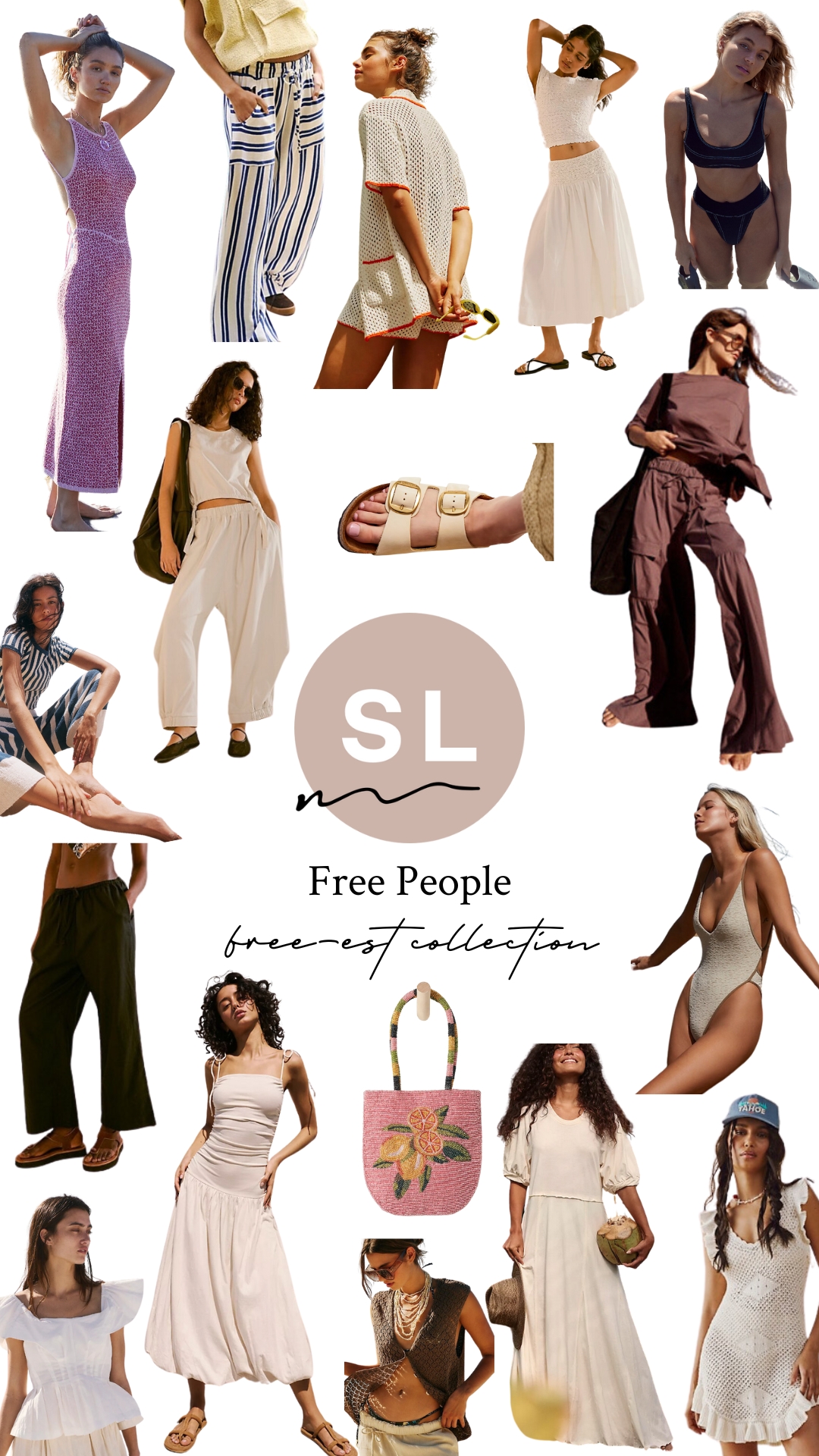 collage of Free People’s free-est Collection