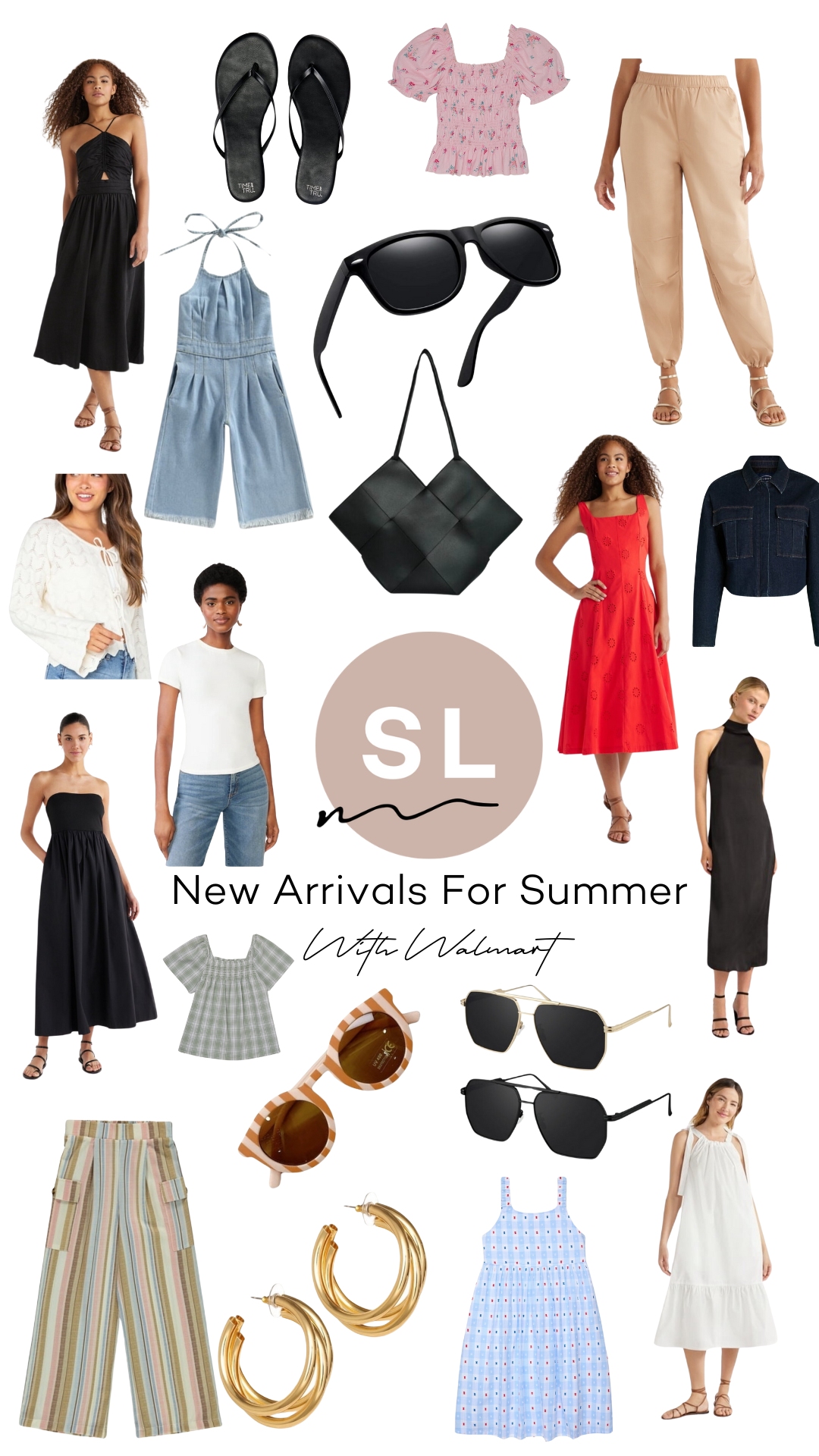 collage of New Arrivals with Walmart