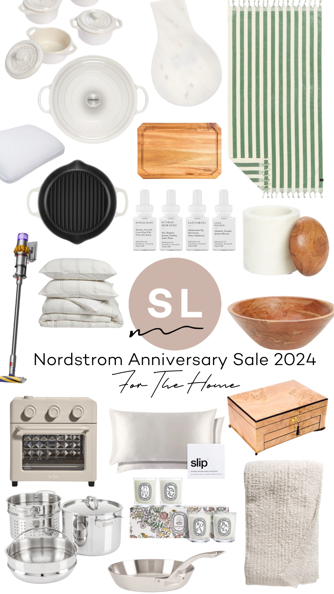 Nordstrom Anniversary Sale 2024: collage of home items