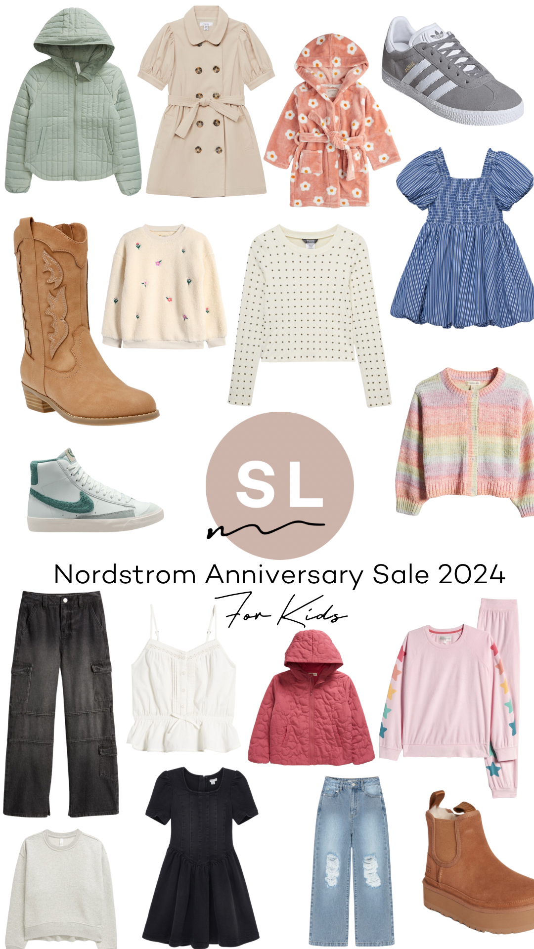 Nordstrom Anniversary Sale 2024: collage of kid's apparel 