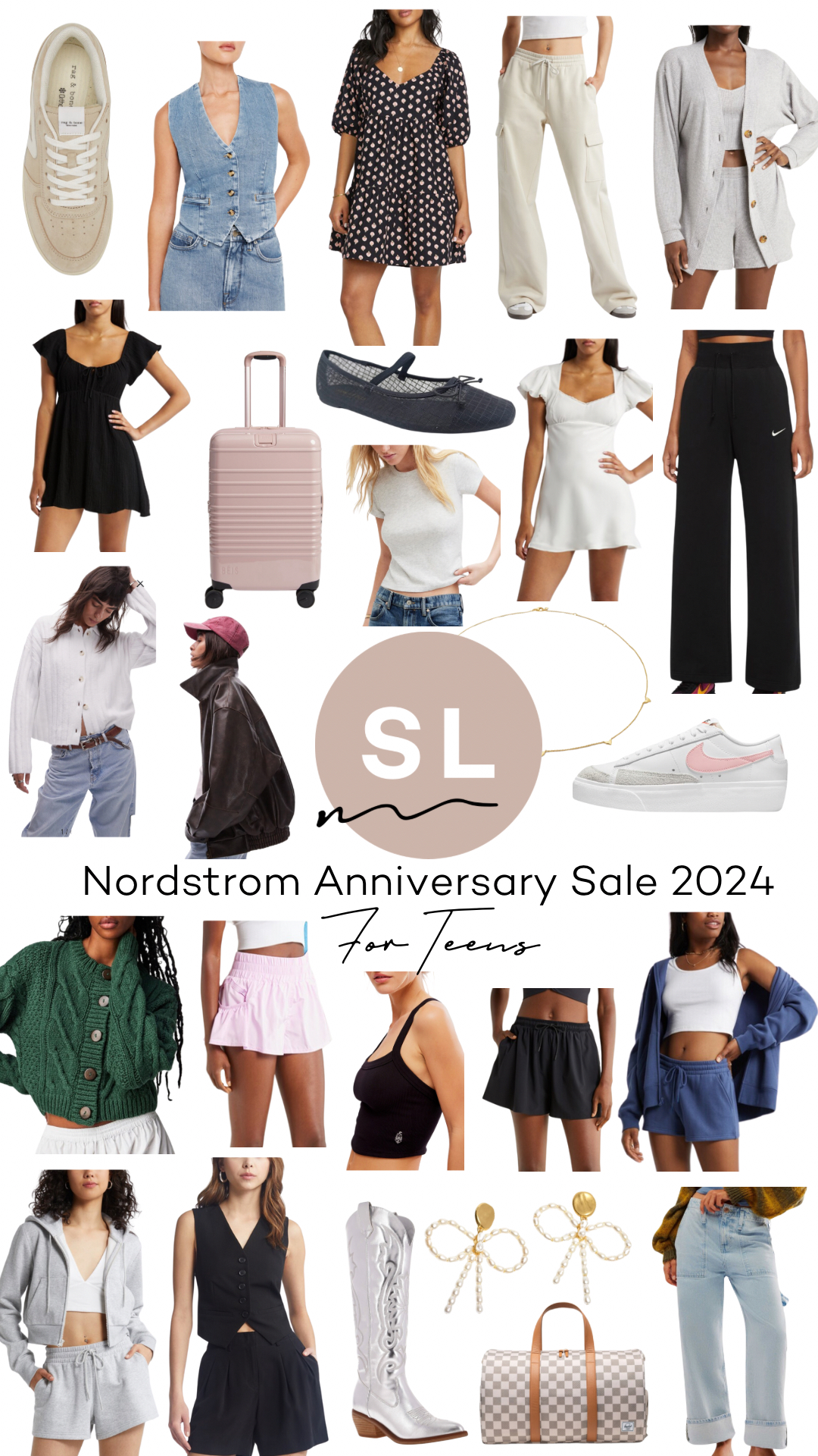 Nordstrom Anniversary Sale 2024: collage of items for teens