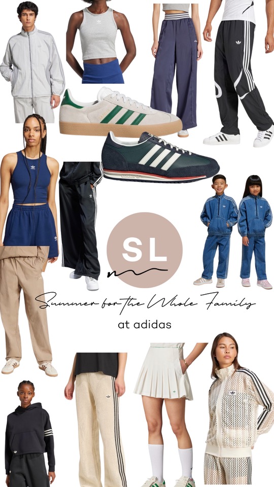 collage of adidas Summer Looks for the Whole Family collage of adidas Summer Looks for the Whole Family